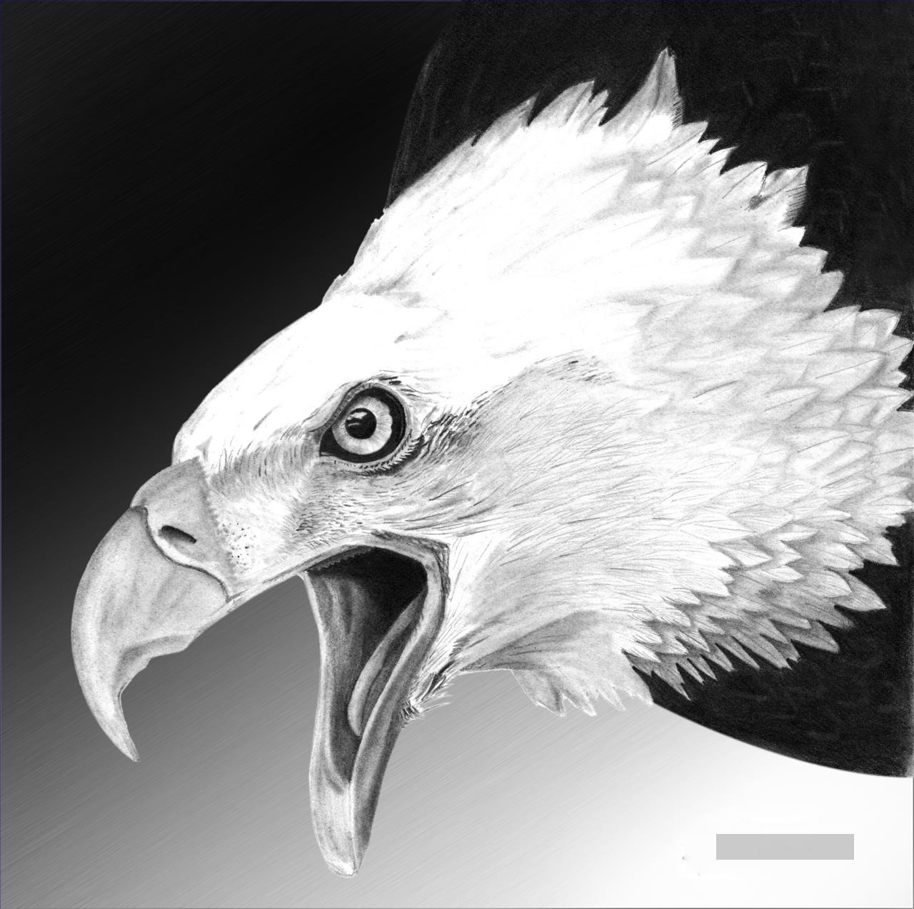 Adlern Malerei von Fotos zu Kunst  Ölgemälde